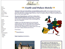 Tablet Screenshot of castleandpalacehotels.com